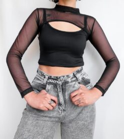 Malla crop + top