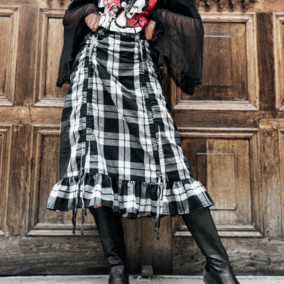 Falda 4 en 1 Blanco y Negro Westwood